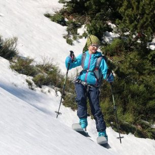 S dětmi na skialpech