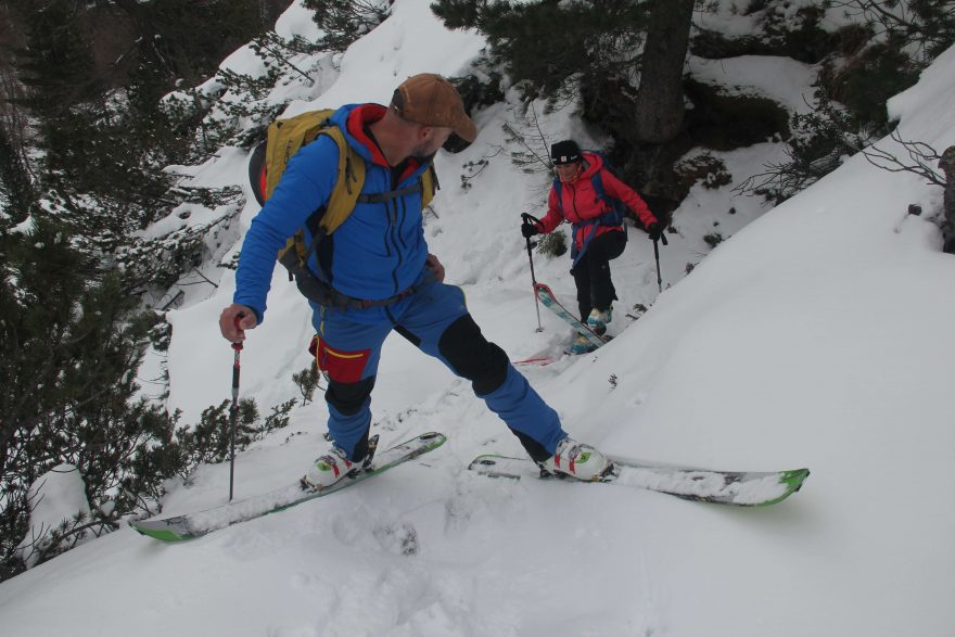 Bunda Vaude Bormio Jkt zvládá i takové strmější výstupy. Redakce Světa outdooru