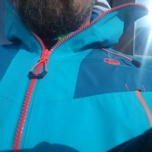 Hlavní kosticový zip s velkým táhlem - Ternua Alpine Pro Jacket M