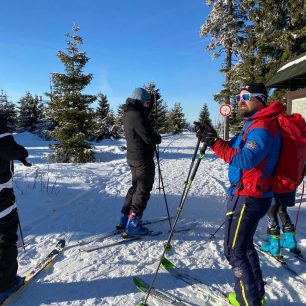 Kalhoty Direct Alpine Rebel během skialpové túry v Krkonoších