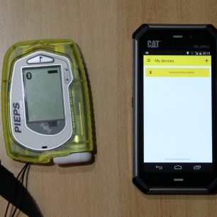 Propojení Bluetooth mezi Pieps Micro a telefonem CAT
