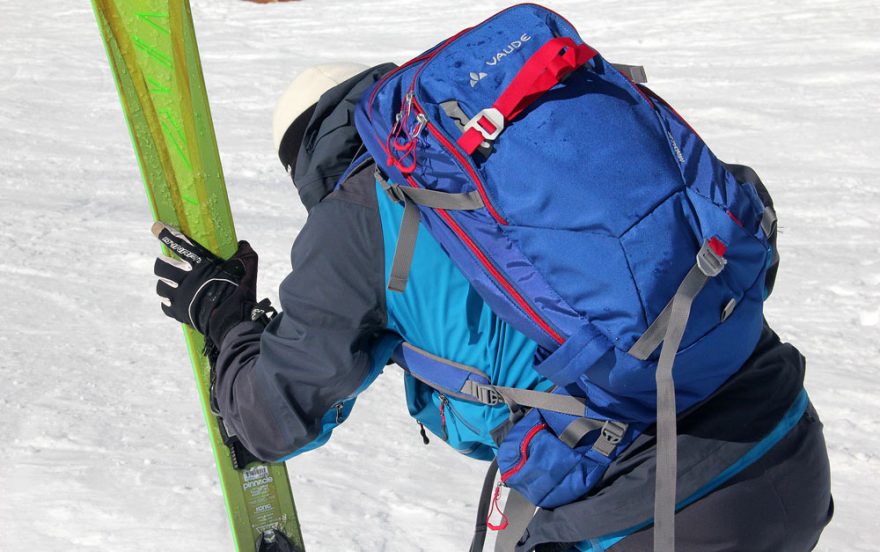 Svým zpracováním je batoh Vaude Nendaz 25 ideálním společníkem na freeride a skialp. Jan Pala