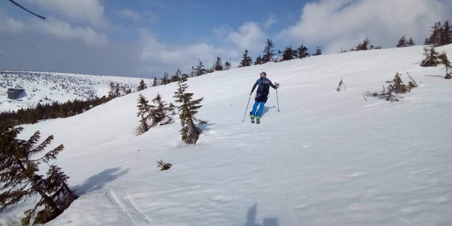 Testování batohu Osprey Soelden PRO 32 v Krkonoších zabralo 20 dní na skialpech