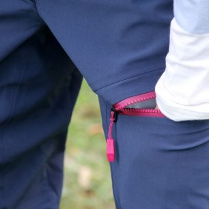 Vstup do velkých předních kapes Vaude Shuksan Hybrid Pants woman