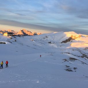 Sjezd od Rifugio Rosetta