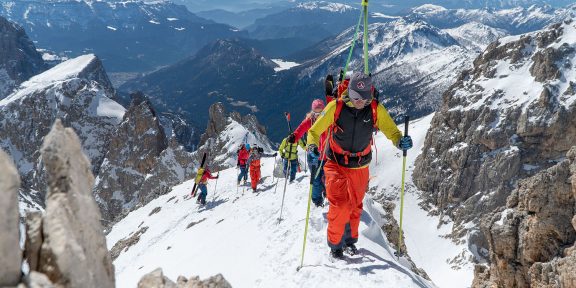 Cimma Vezzana (3192 m) – komplexní skialpinistická túra se strmým sjezdem