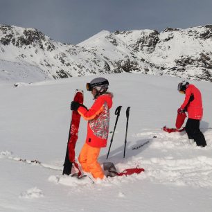 Příprava na aklimatizační skialpovou túru