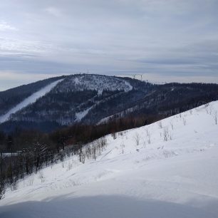 Parádní svahy na Bouřňáku