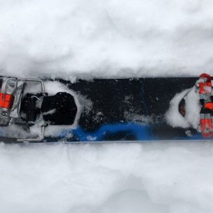 G3 ION připraven k výstup, pata je otočená a brzda zaaretovaná. Jan Pala