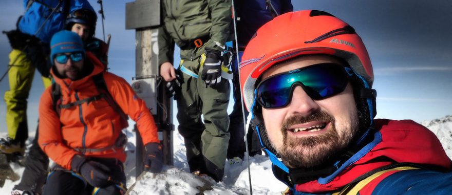 Skialpinistické helmy Alpina SNOWTOUR. Vojtěch Dvořák