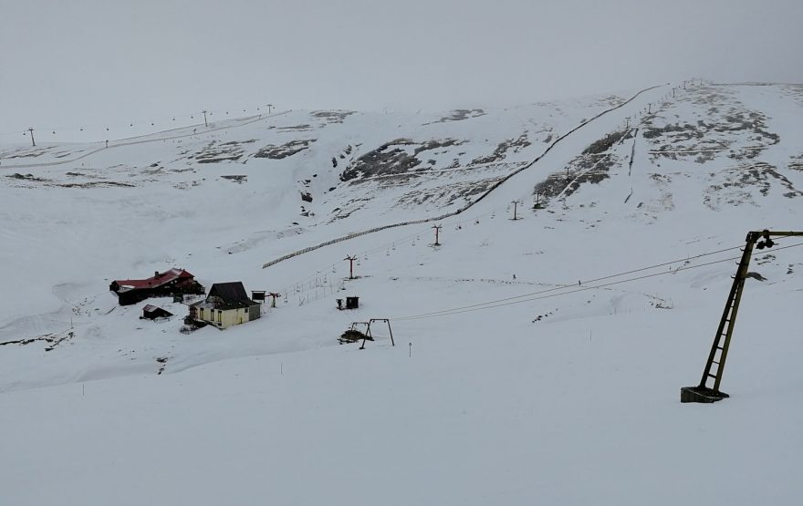 Pohled na středisko Sinaia