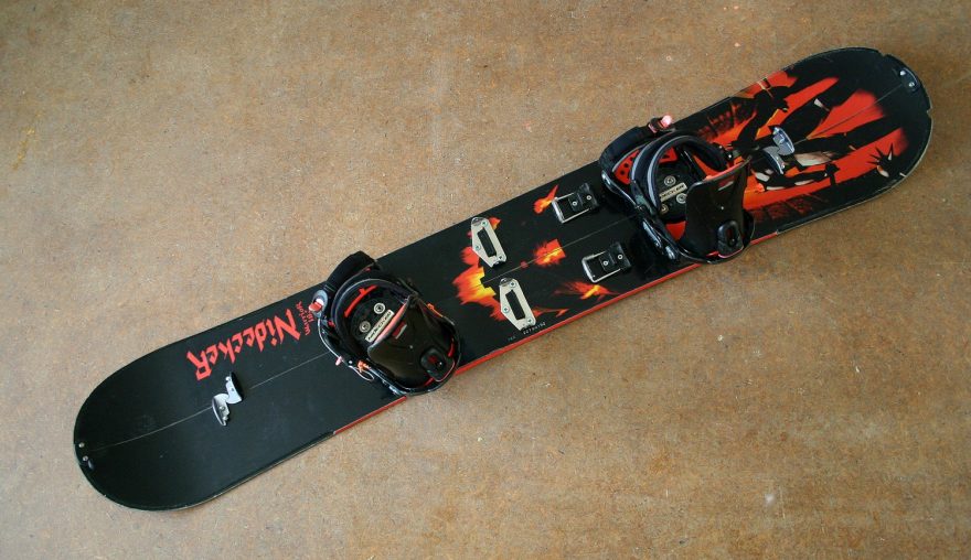 Splitboard připravený ke sjezdu