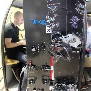 Detail triboardu a splitboardu S-LAB od Salomonu
