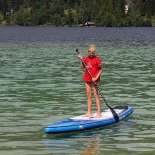 Paddlebaordování na Erlaufsee u Mariazellu