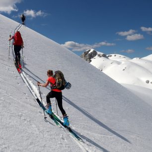 Výška kolem 2100 metrů pod severními svahy Kaninu