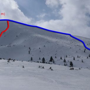 Hřebenový výstup na Bezbog a sjezd strmým východním svahem