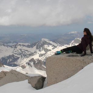 Nad sedlem Collado de la Rimaya (3232 m)