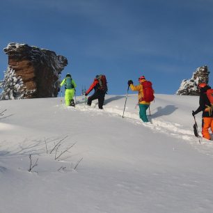 Cestou k hřebenu Velbloudi