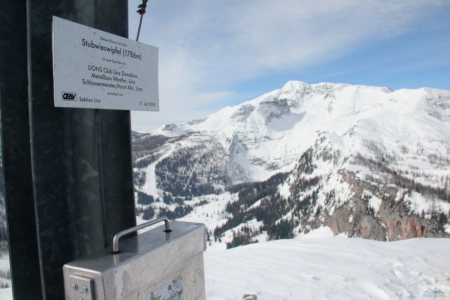 Vrchol Stubwieswipfel (1786 m)