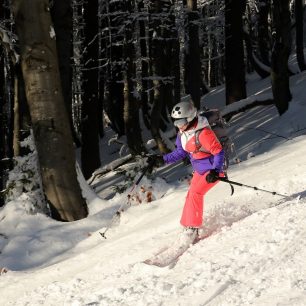 Sjezd z Dvoraček do Rokytnice