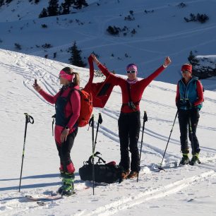 Odpočinek na pláních pod Jochspitze