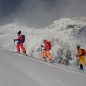 Švýcarsko v lednu 2022 aneb padání v prašanu při skialpu a freeridu