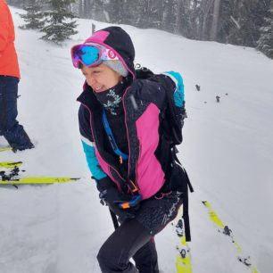 Bunda NORTHFINDER KRIZNA při nácviku lavinové záchrany a větru přes 100 km v hodině