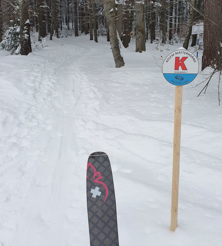 Ještěd - nástup kolem Matterhornu