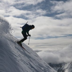 Sjezd z Pico de Aneto (3404 m)