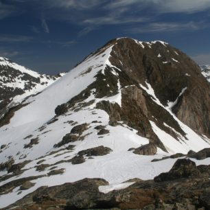 Vrcholový hřeben Pico de Paderna