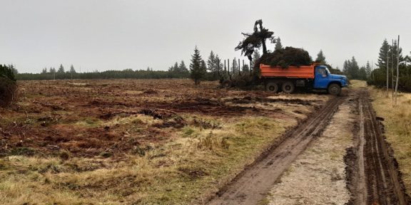 Tetřívkovi to nevadí, aneb podzimní krkonošské kosení kleče