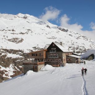 Langtalereckhütte v celé své kráse