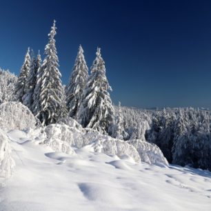 V dáli je vidět Malá Fatra a Západné Tatry