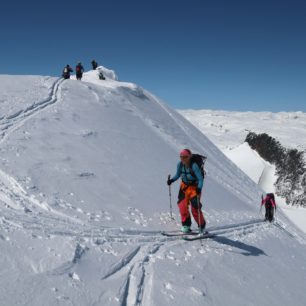 U vrcholu Storebjørnu (2222 m)