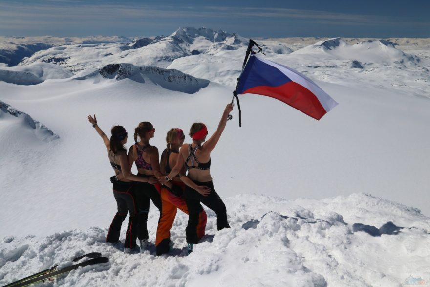 Česká skialpinistická výprava na Storebjørnu (2222 m)