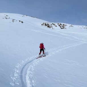 V traverzu pod Monte delle Mine