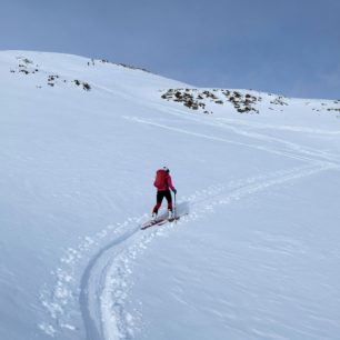 V traverzu pod Monte delle Mine