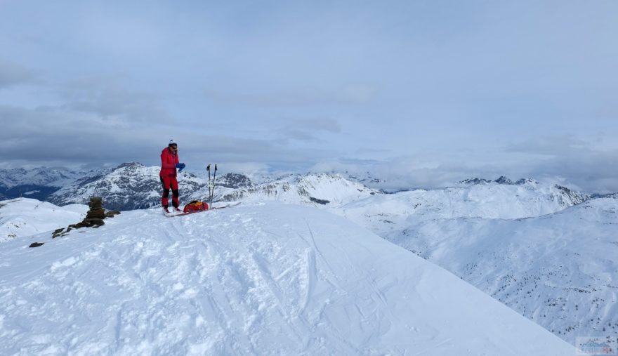 Na vrcholu Monte delle Mine