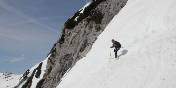 Plankermira Ostgipfel (2166 m) a Scheiblingtragl (2151 m) – skialpinistický okruh s převýšením 1750 metrů u Tauplitz