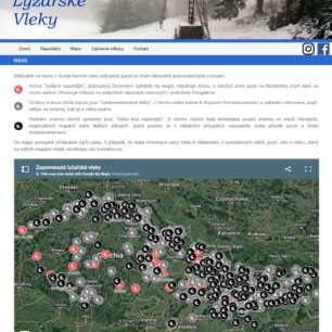 Přehledná mapa Zapomenuté lyžařské vleky