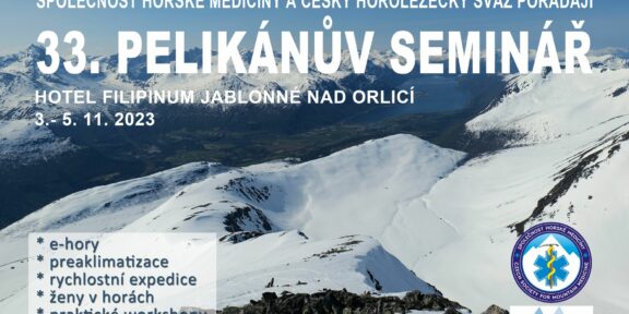 Pozvánka na 33. Pelikánův seminář horské medicíny 2023
