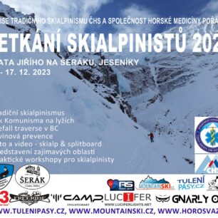 Pozvánka Setkání skialpinistů 2023 Chata Jiřího na Šeráku