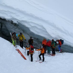 Na Icefall traverse v Britské Kolumbii