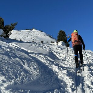 Závěrečný výstup na Mittereckhöhe (2020 m)