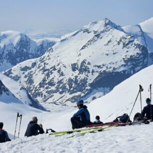 Na vrcholu Blæja (1420 m)