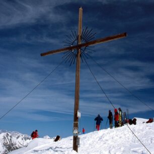 Vrcholový kříž na Preberu (2740 m)