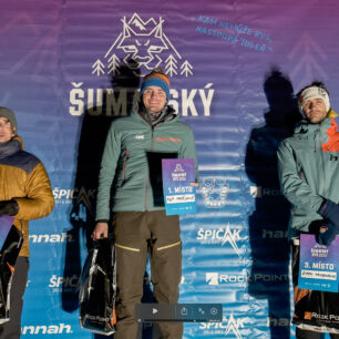 Vížezové kategorie Muži1: Filip Matějovič (1. místo), Radoslav Groh (2. místo), Šimon Hausenblas (3. místo)