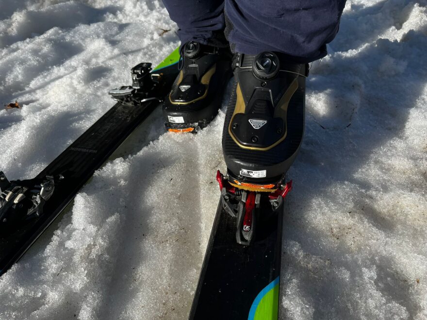 Jednoduché nastupování do vázání díky certifikovaným insertům - DYNAFIT RIDGE PRO