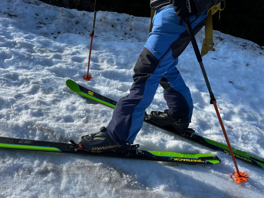 Velký rozsah komínu při výstupu - DYNAFIT RIDGE PRO