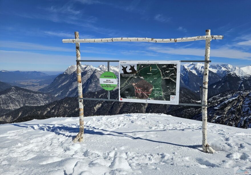 Výhled na sever pod Seefelder Jochem